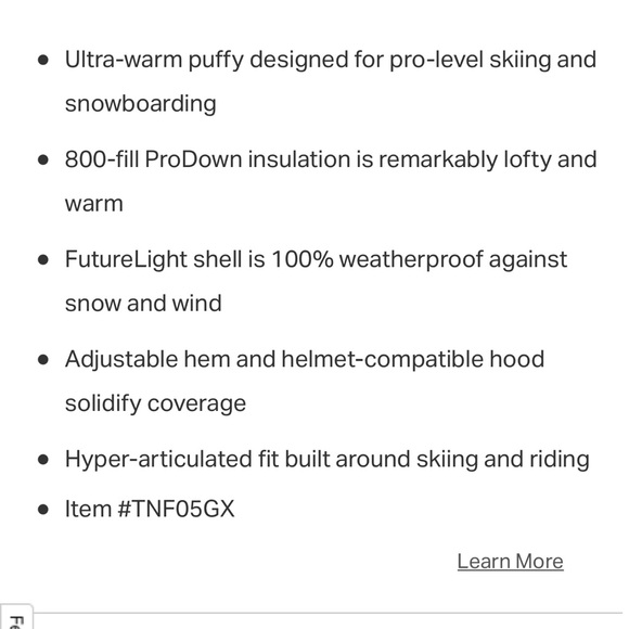 The North Face A Cad down jacket women’s Small - Picture 6 of 6